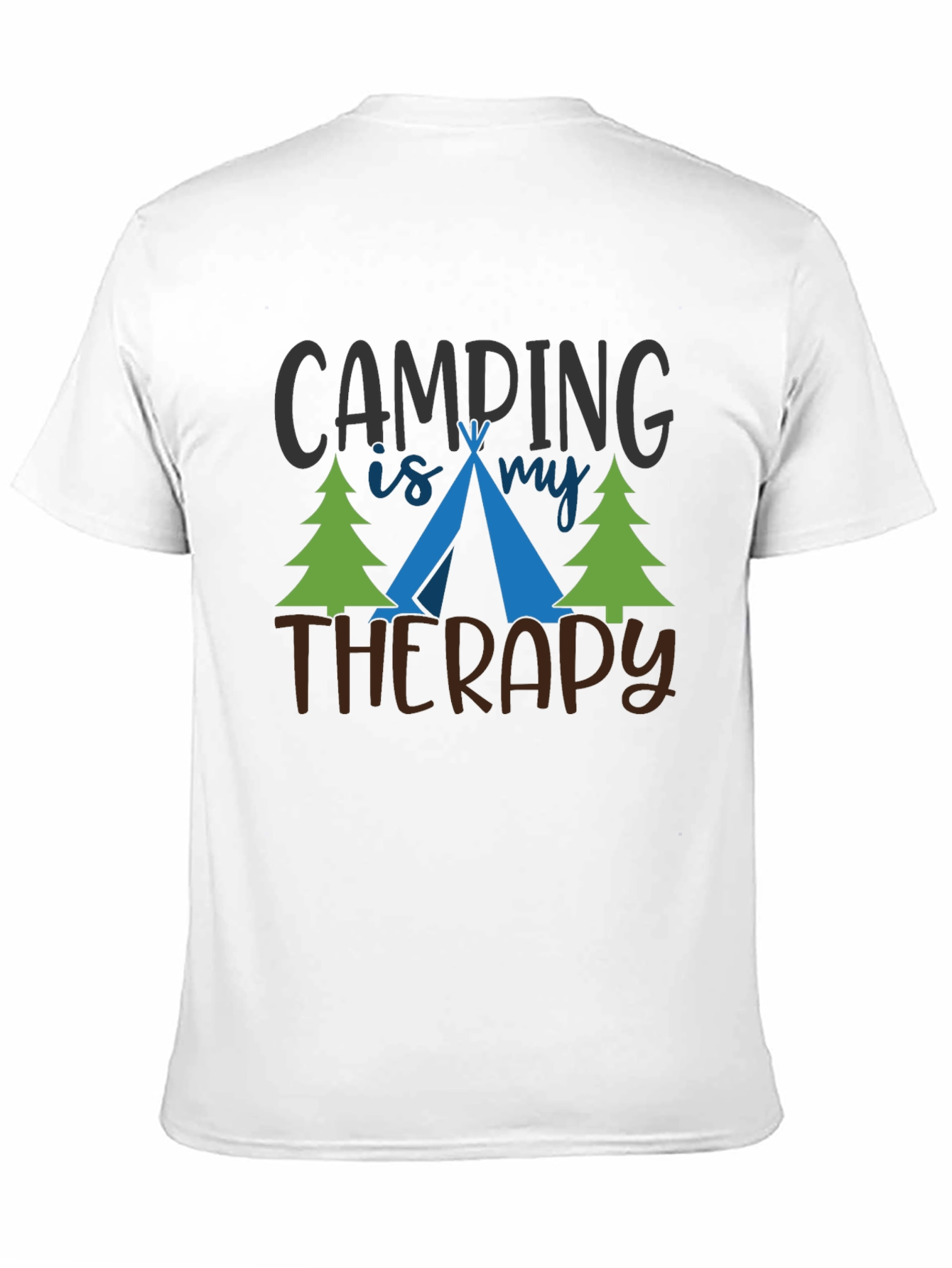 Camping Is My Therapy Graphic T-Shirt