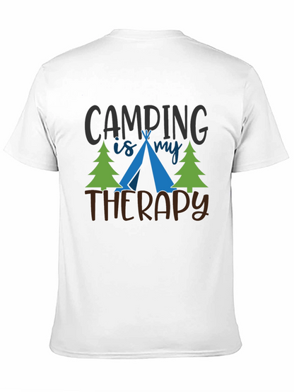 Camping Is My Therapy Graphic T-Shirt