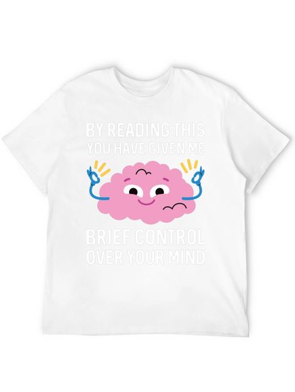 Mind Control T-Shirt Funny Brain Design