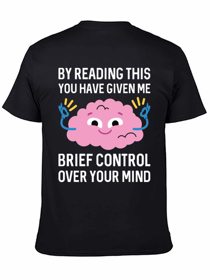 Mind Control T-Shirt Funny Brain Design