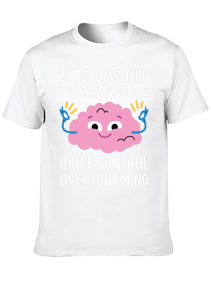 Mind Control T-Shirt Funny Brain Design