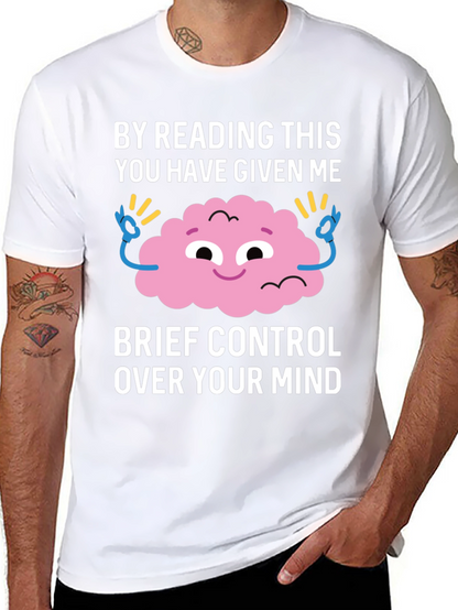 Mind Control T-Shirt Funny Brain Design