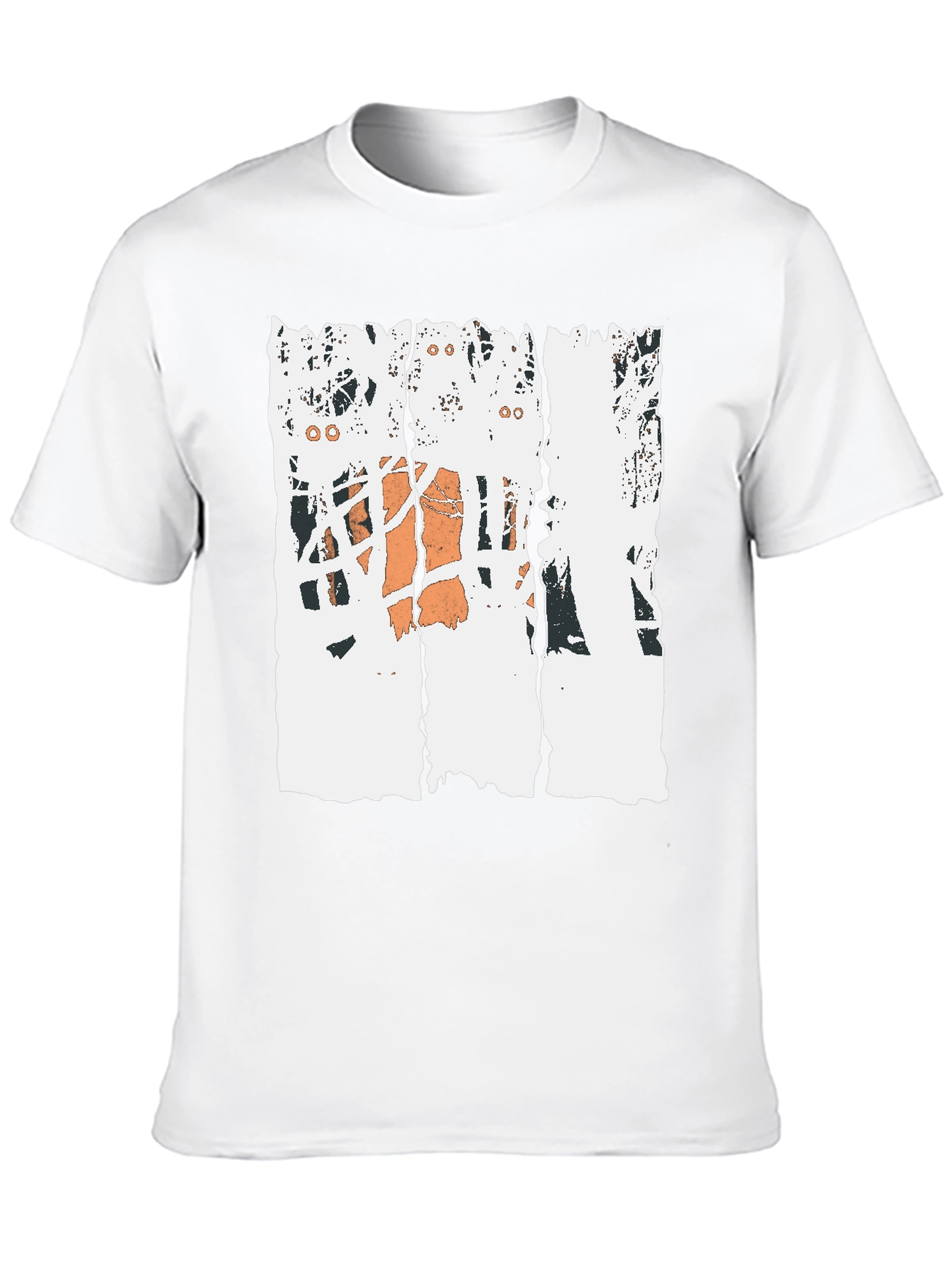 Distressed Basketball Graphic Tee - Black Cotton T-Shirt