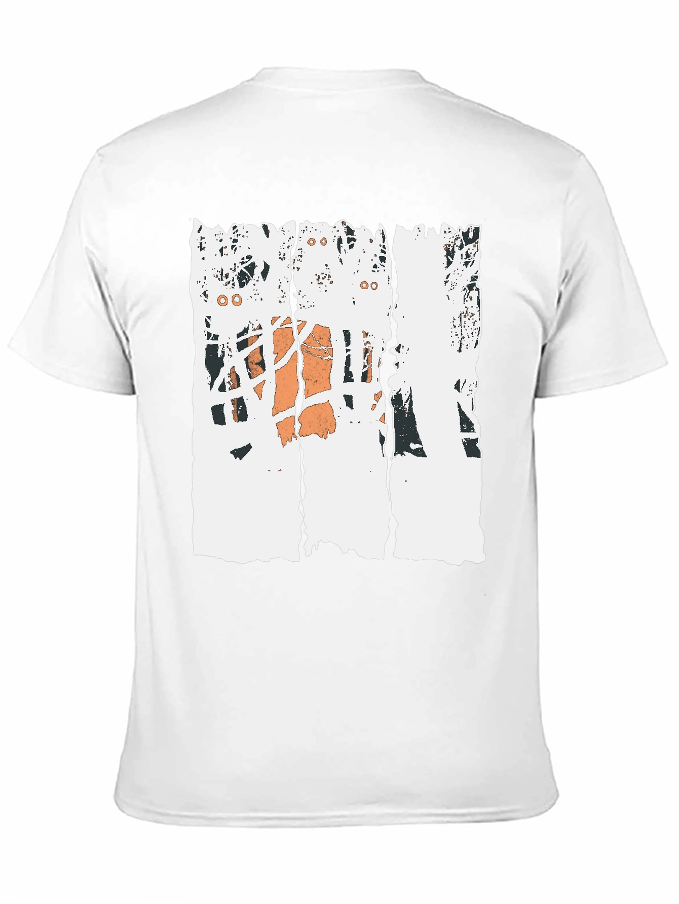 Distressed Basketball Graphic Tee - Black Cotton T-Shirt