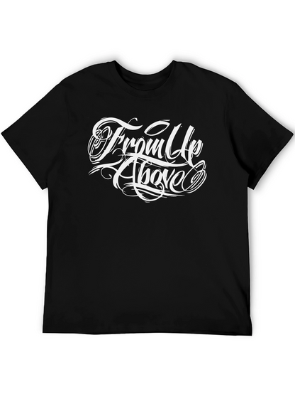 From Up Above Graphic Tee - Black
