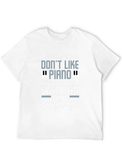 Funny Piano Lover T-Shirt - Smart People Thing