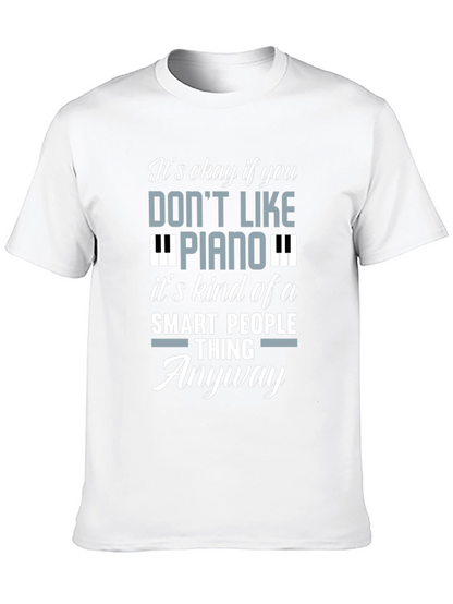 Funny Piano Lover T-Shirt - Smart People Thing