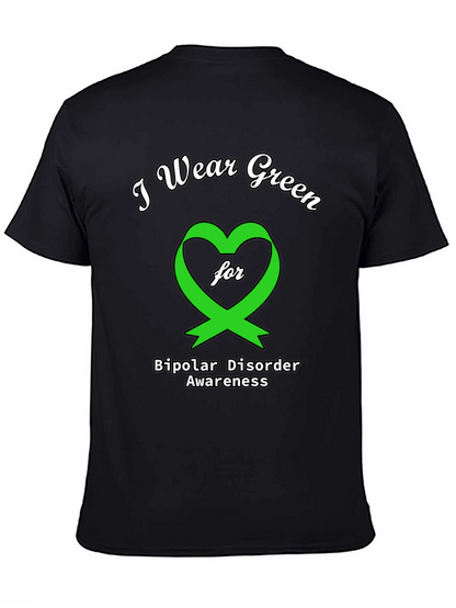 Green Ribbon Bipolar Disorder Awareness T-Shirt