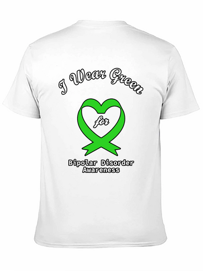 Green Ribbon Bipolar Disorder Awareness T-Shirt