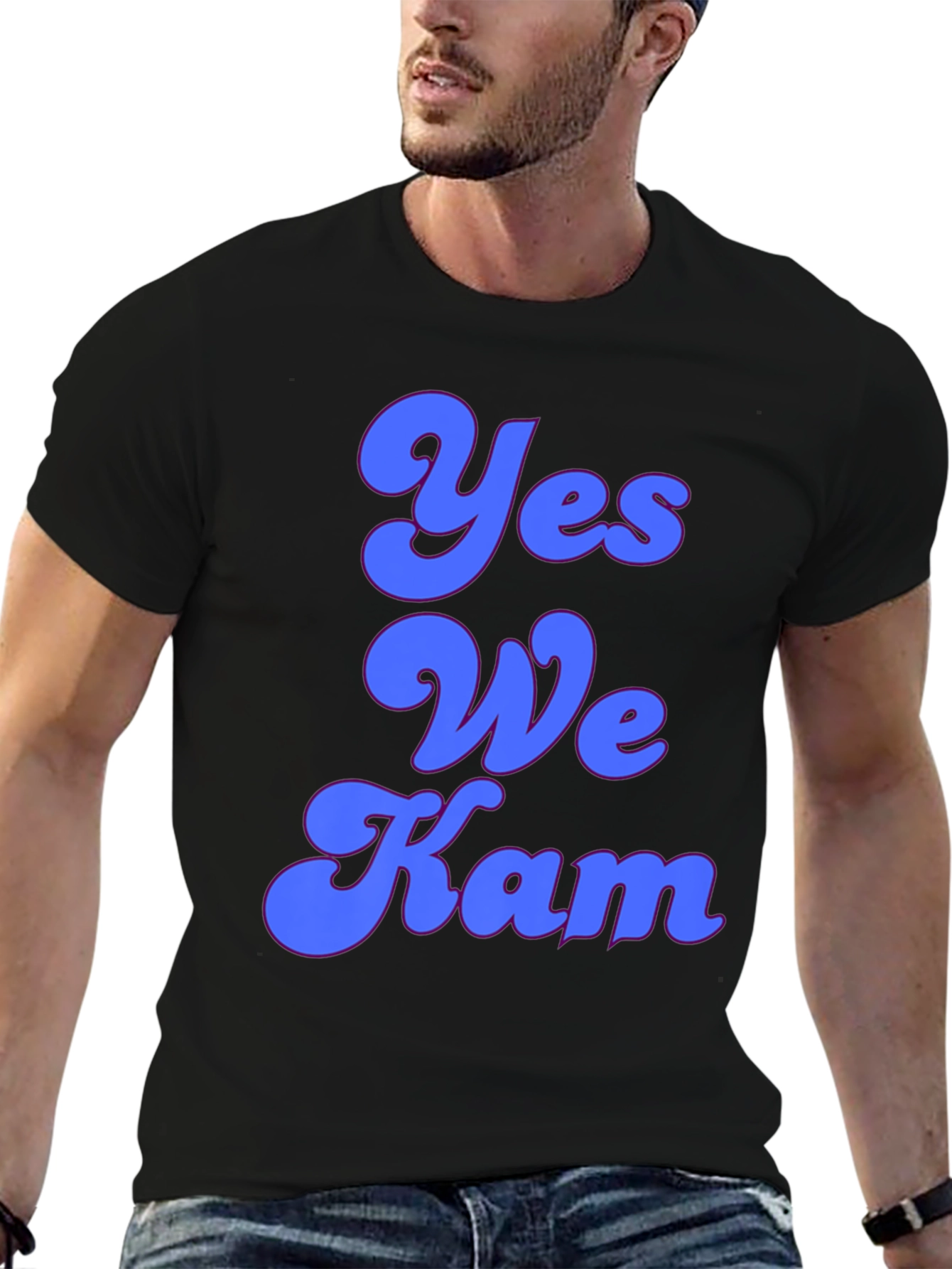 Yes We Kam T-Shirt - Trendy Slogan Tee