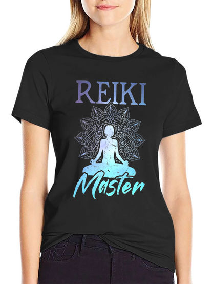 Reiki Master T-Shirt: Meditation Mandala Design