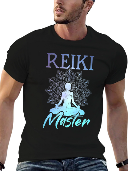 Reiki Master T-Shirt: Meditation Mandala Design