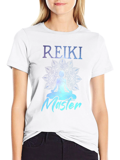 Reiki Master T-Shirt: Meditation Mandala Design
