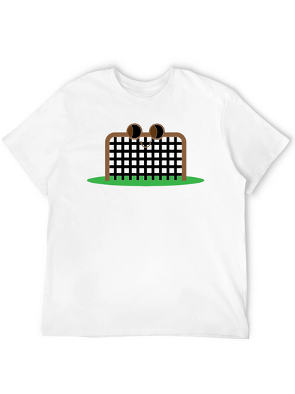 Funny Goalie T-Shirt - Soccer Goal Cartoon
