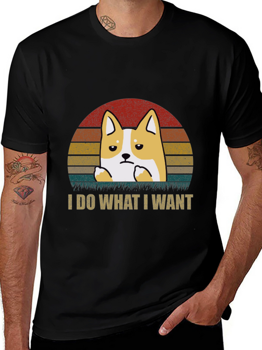 I Do What I Want Corgi T-Shirt