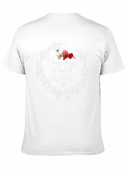 Happiness is Being A Grandma Graphic Tee