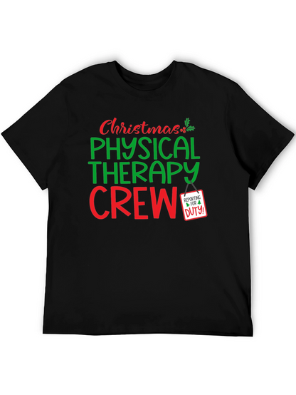 Christmas Physical Therapy Crew T-Shirt