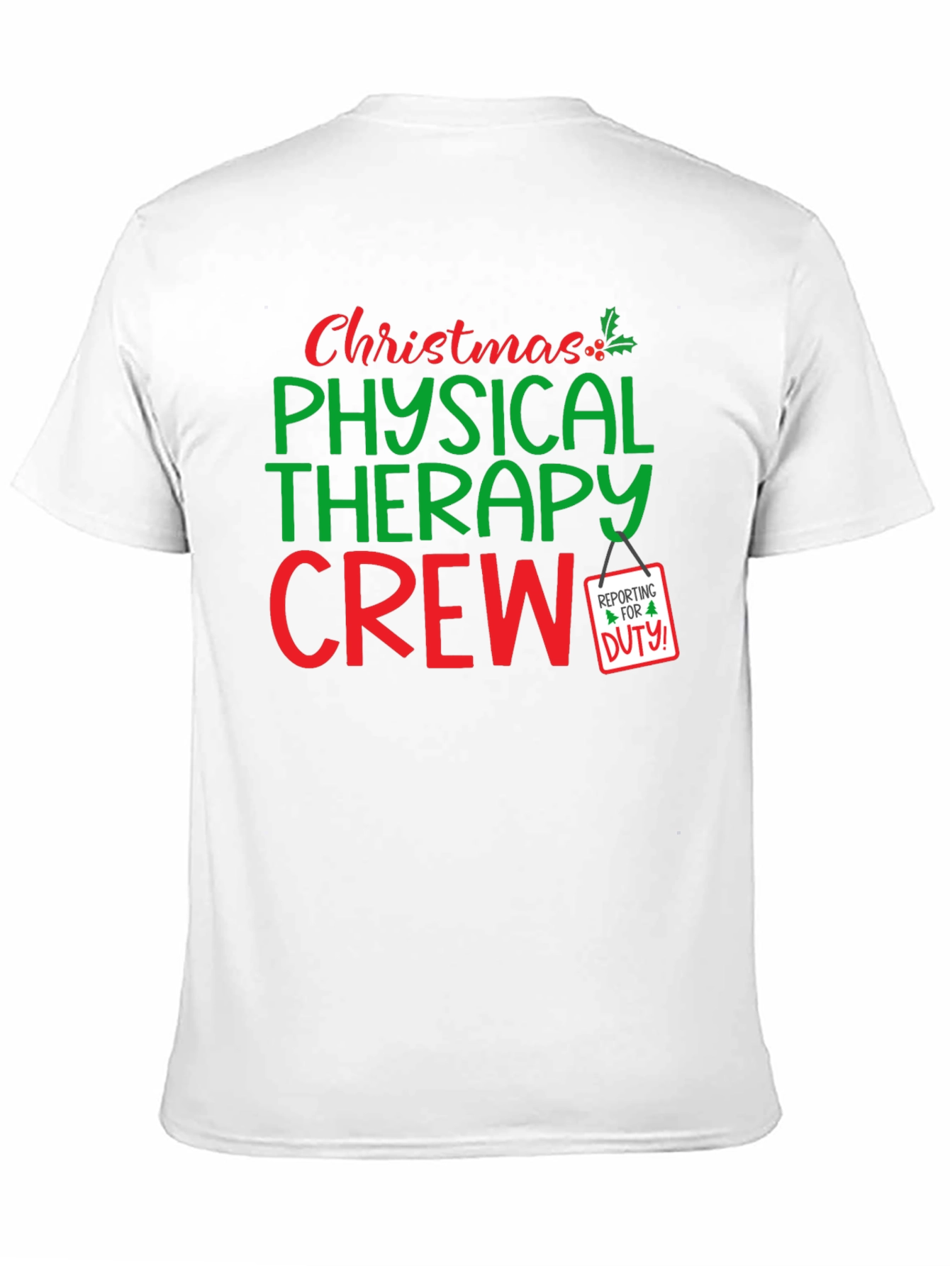 Christmas Physical Therapy Crew T-Shirt