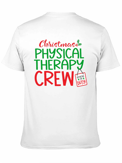 Christmas Physical Therapy Crew T-Shirt
