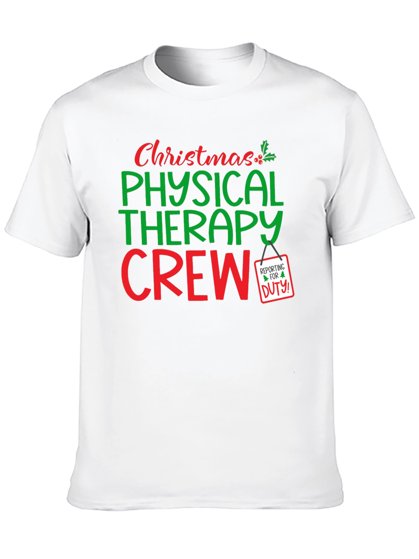 Christmas Physical Therapy Crew T-Shirt