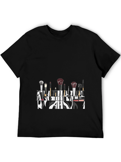 Makeup Brush Zebra T-Shirt