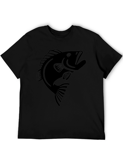 Black Bass Graphic Tee - Angler Style