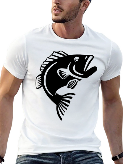 Black Bass Graphic Tee - Angler Style