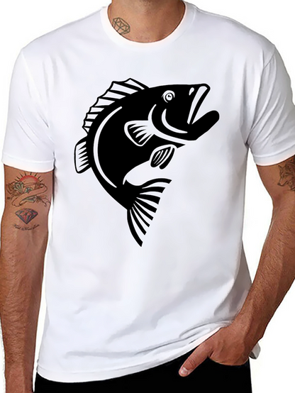 Black Bass Graphic Tee - Angler Style