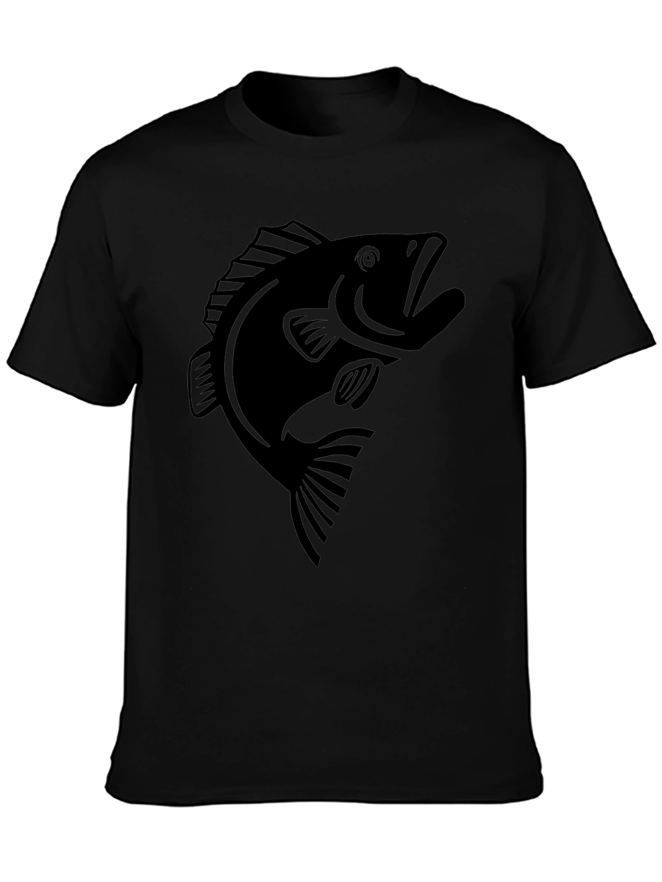 Black Bass Graphic Tee - Angler Style