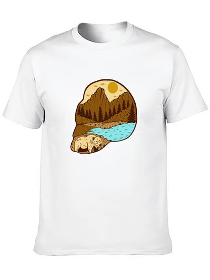 Bear Mountain Scene Graphic Tee