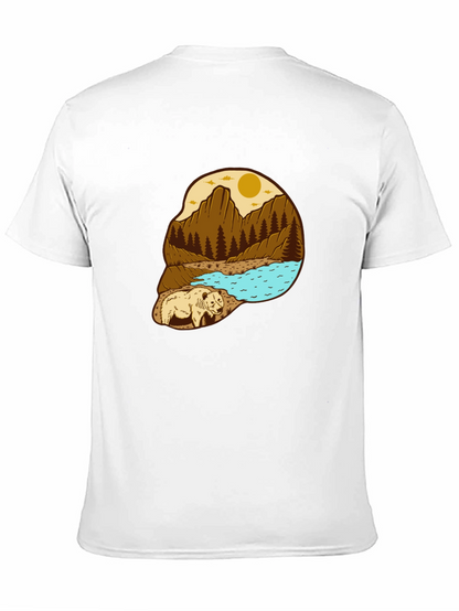Bear Mountain Scene Graphic Tee