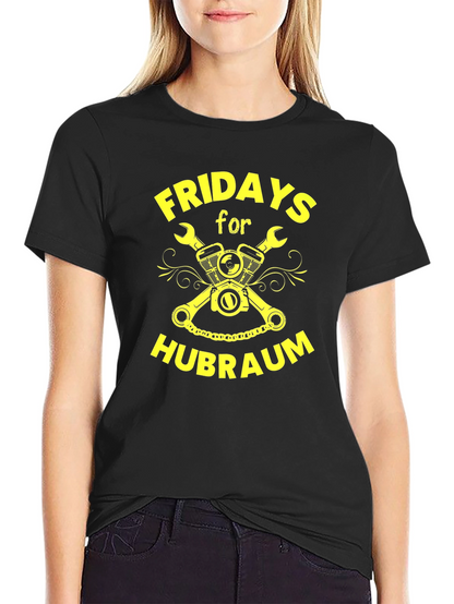 Fridays for Hubraum Black T-Shirt
