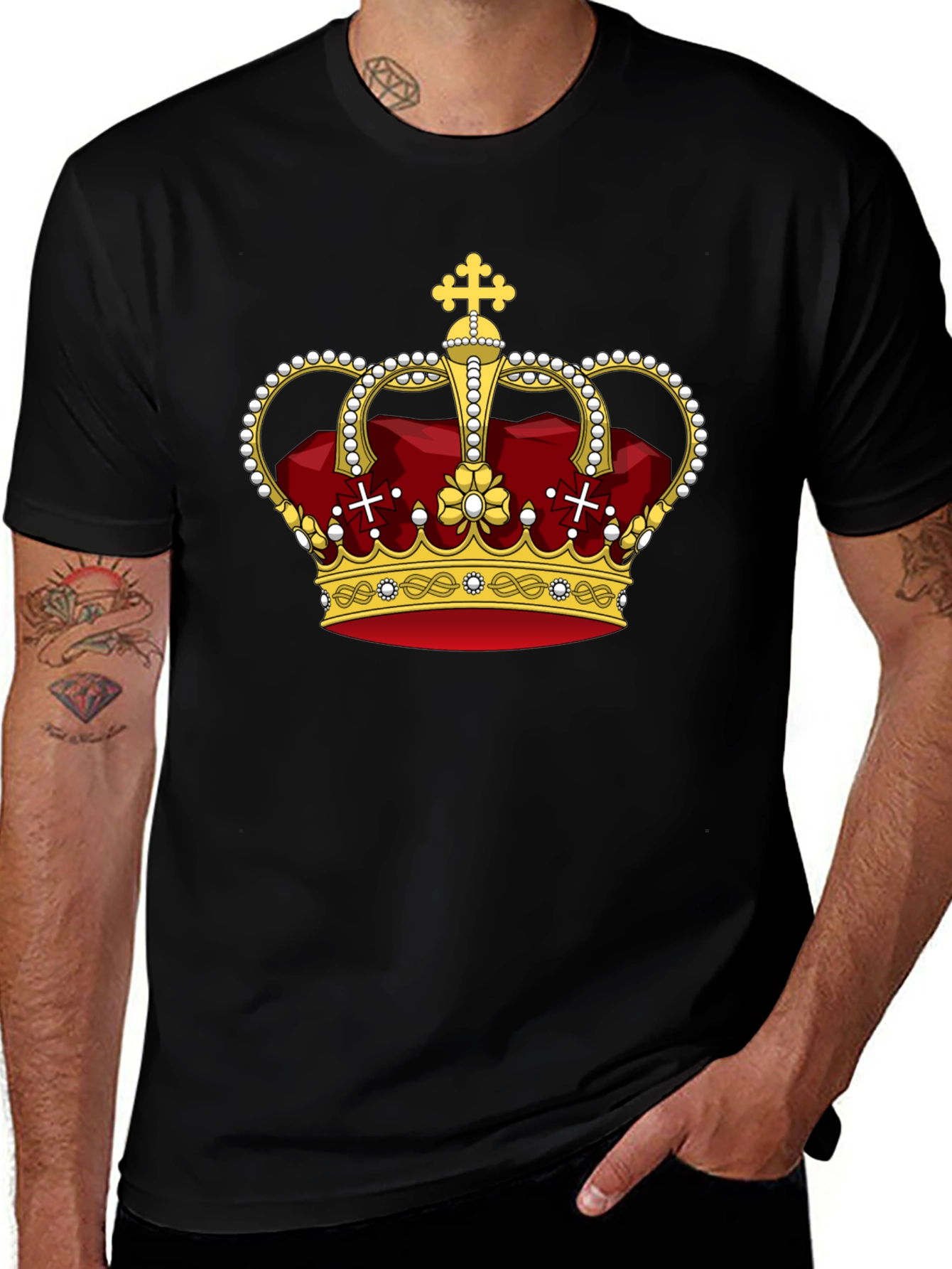 Royal Crown Graphic T-Shirt - Stylish & Unique Design