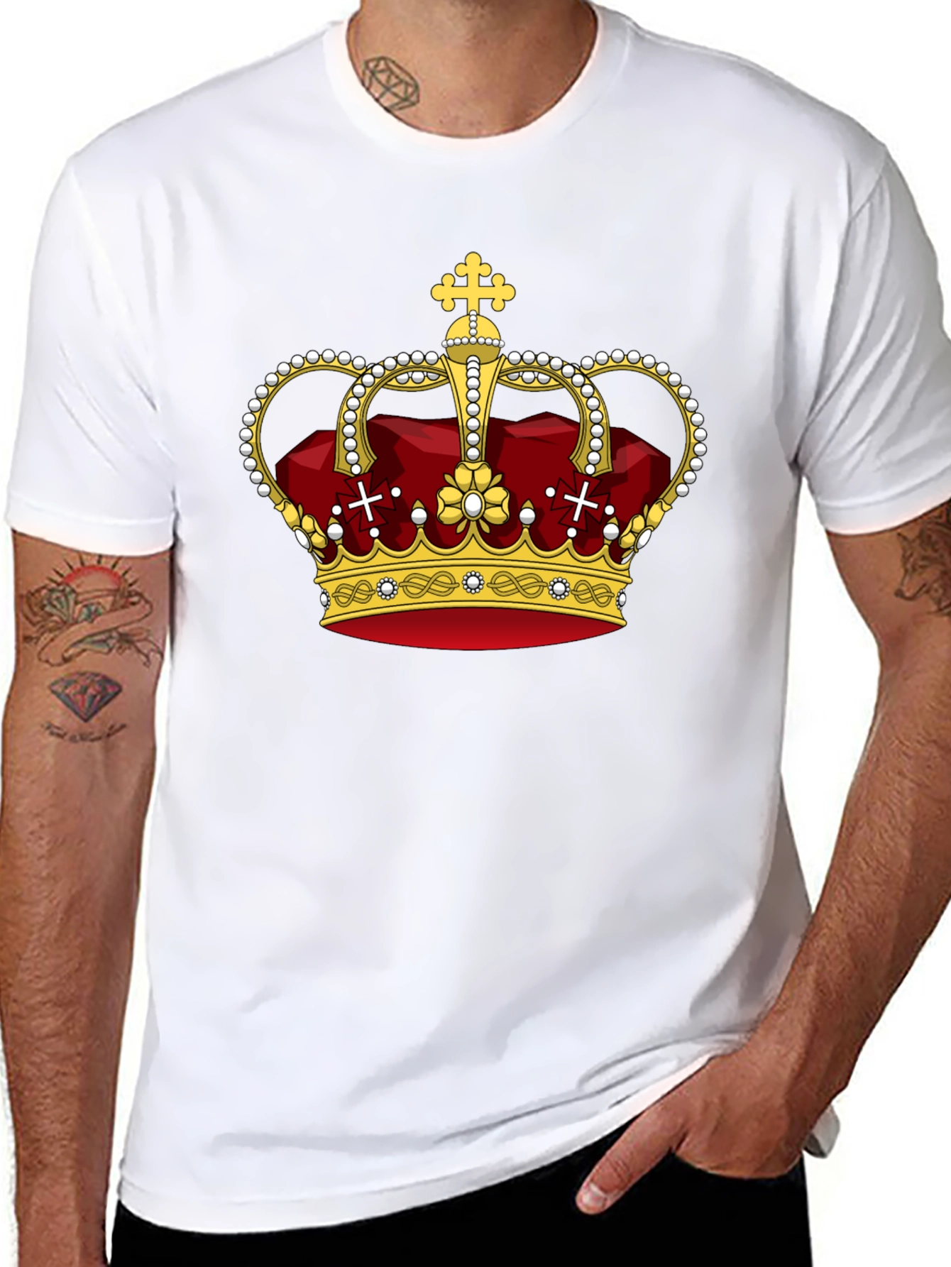 Royal Crown Graphic T-Shirt - Stylish & Unique Design