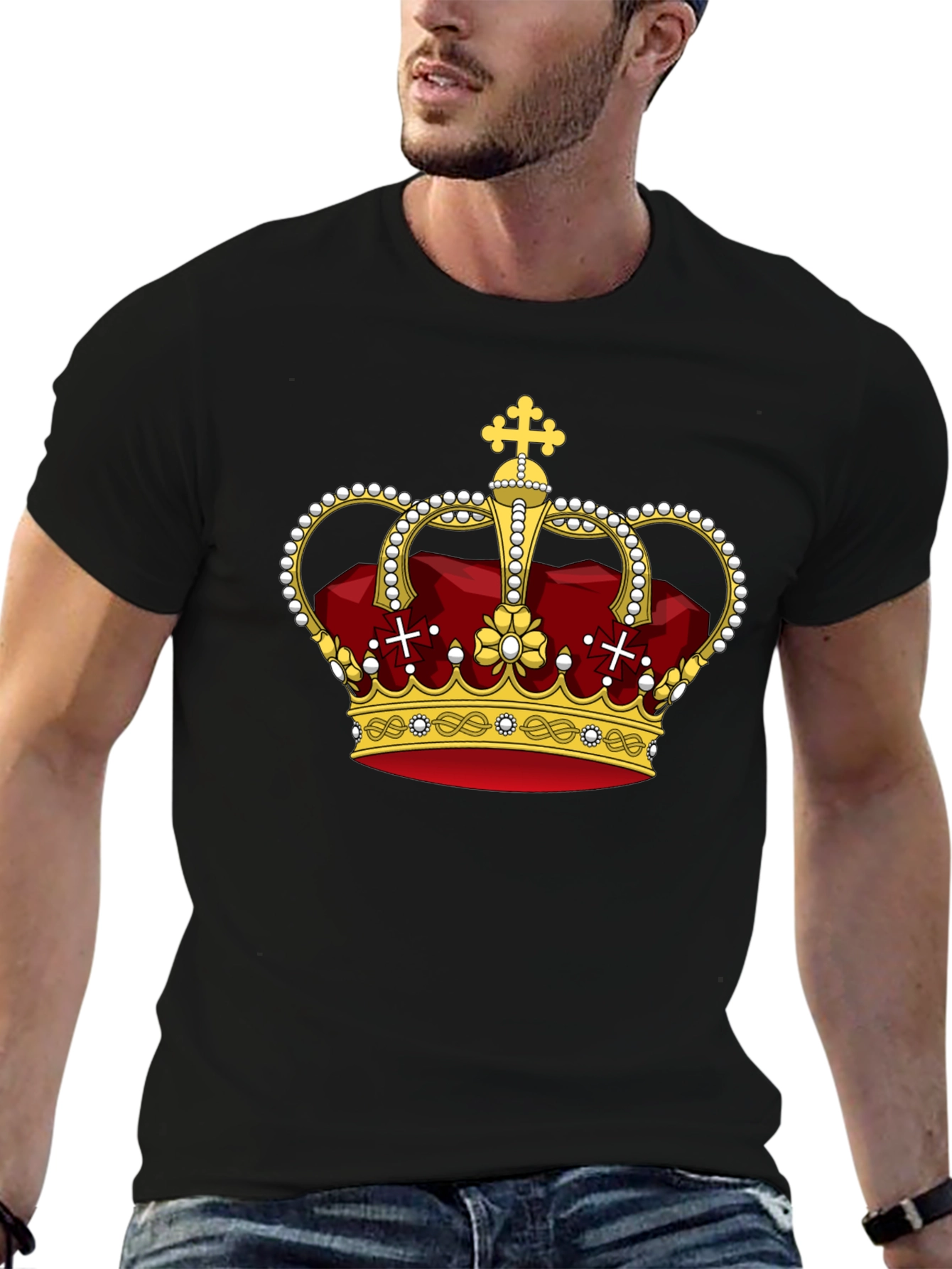 Royal Crown Graphic T-Shirt - Stylish & Unique Design