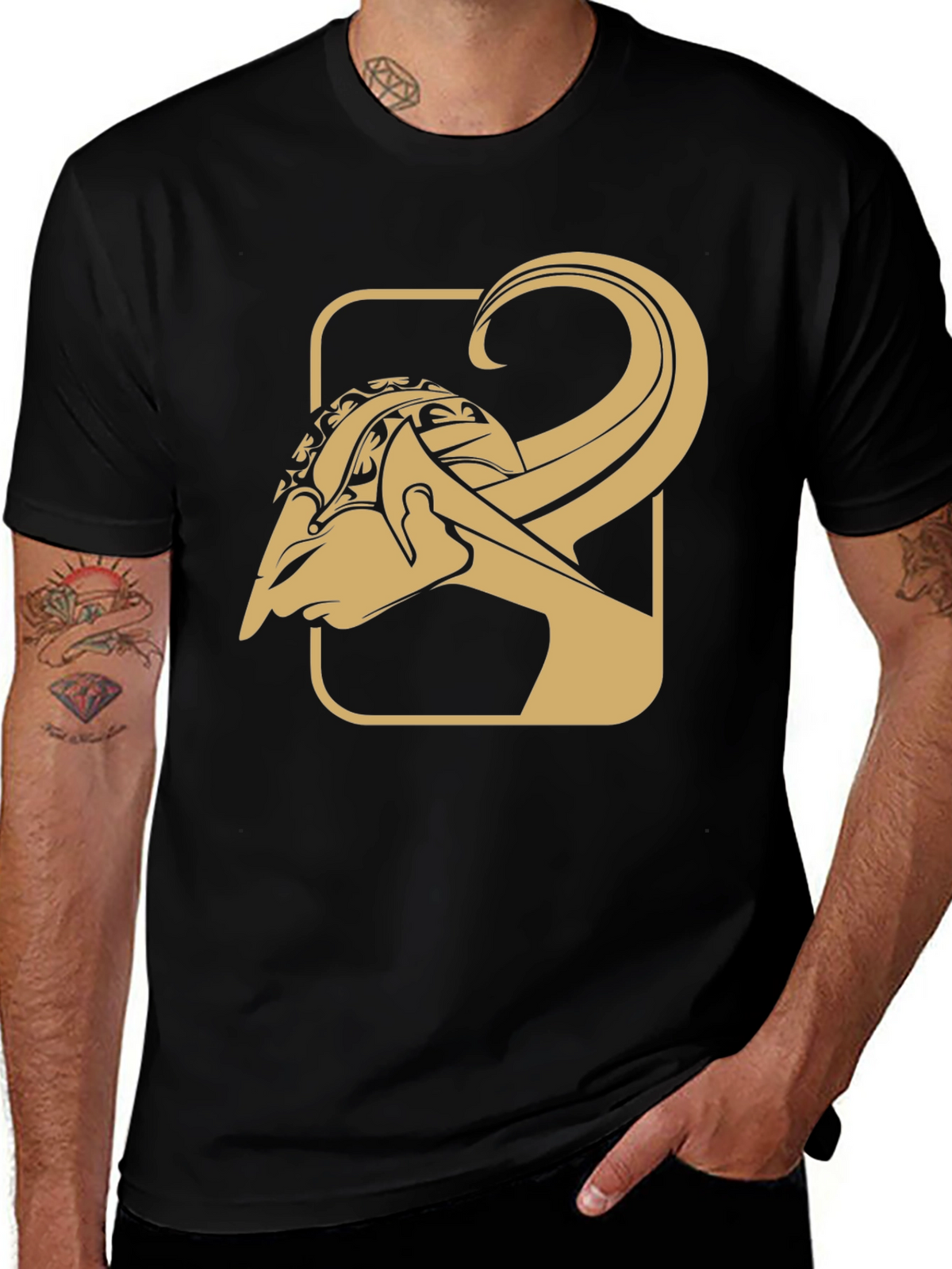 Wayang Shadow Puppet Black T-Shirt