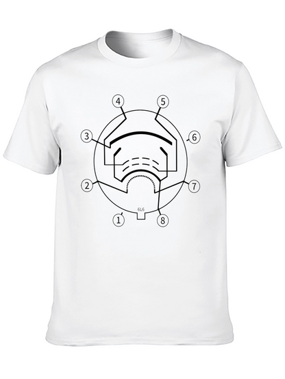 Vacuum Tube Circuit Diagram T-Shirt - Black