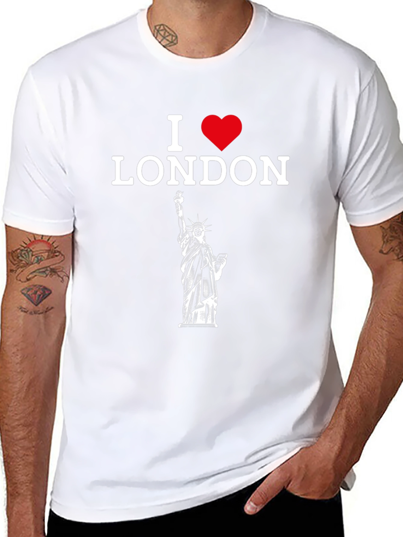 I Love London Statue of Liberty Tee