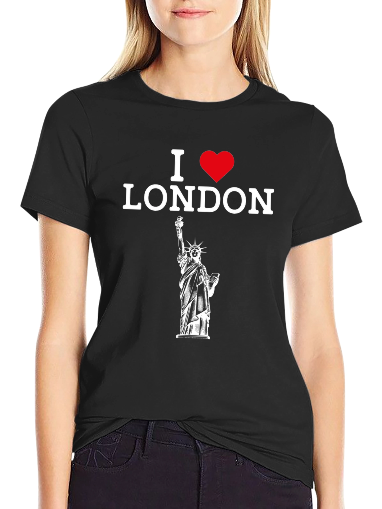 I Love London Statue of Liberty Tee