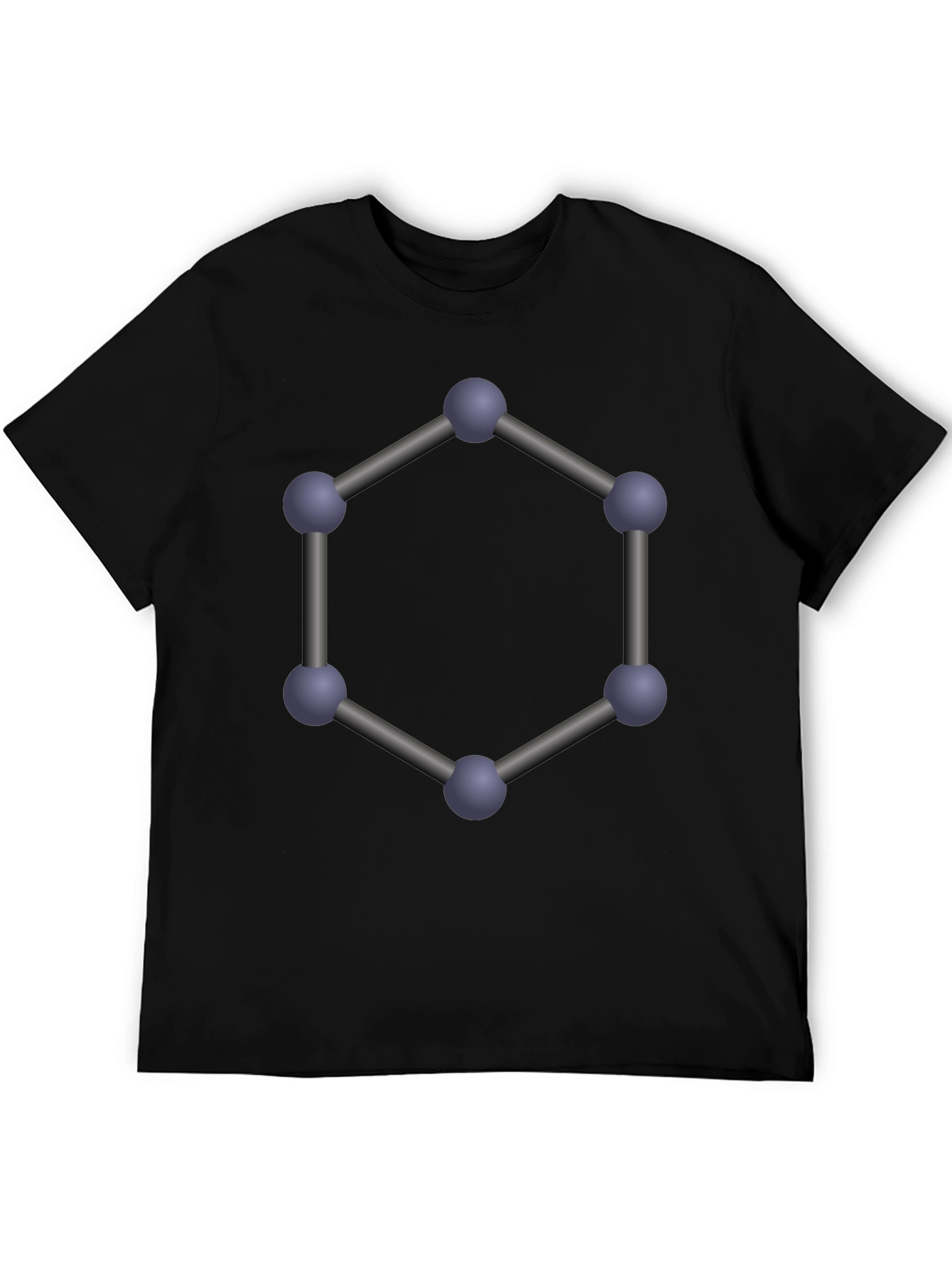 Geometric Molecule T-Shirt - Modern Science Tee