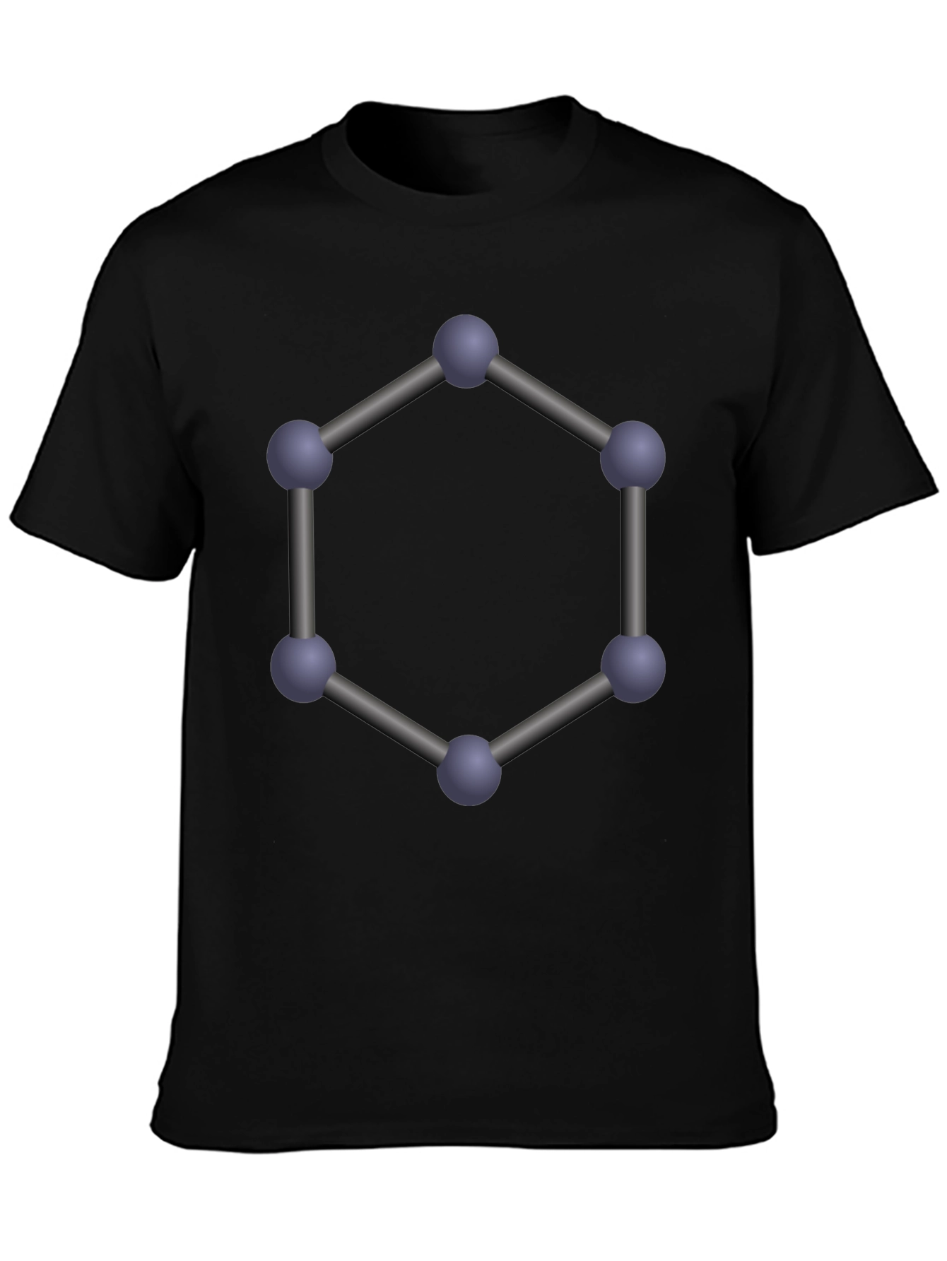 Geometric Molecule T-Shirt - Modern Science Tee