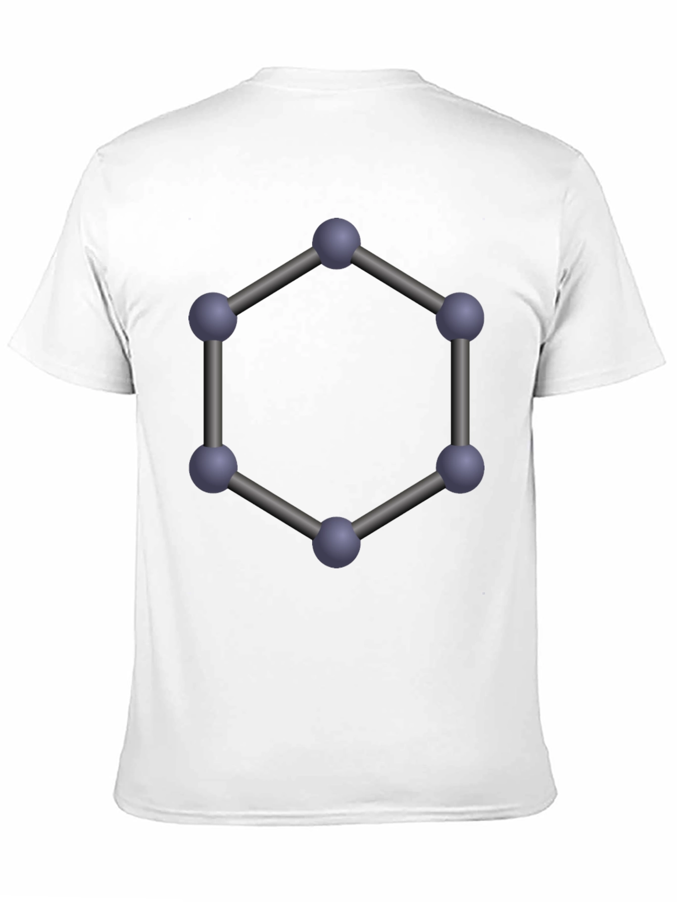 Geometric Molecule T-Shirt - Modern Science Tee