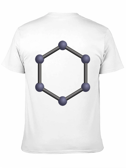 Geometric Molecule T-Shirt - Modern Science Tee