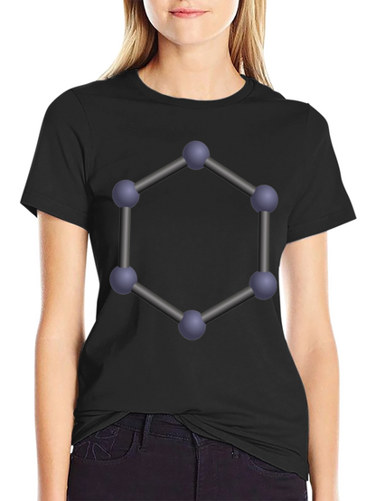 Geometric Molecule T-Shirt - Modern Science Tee