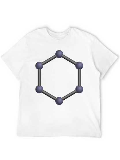 Geometric Molecule T-Shirt - Modern Science Tee
