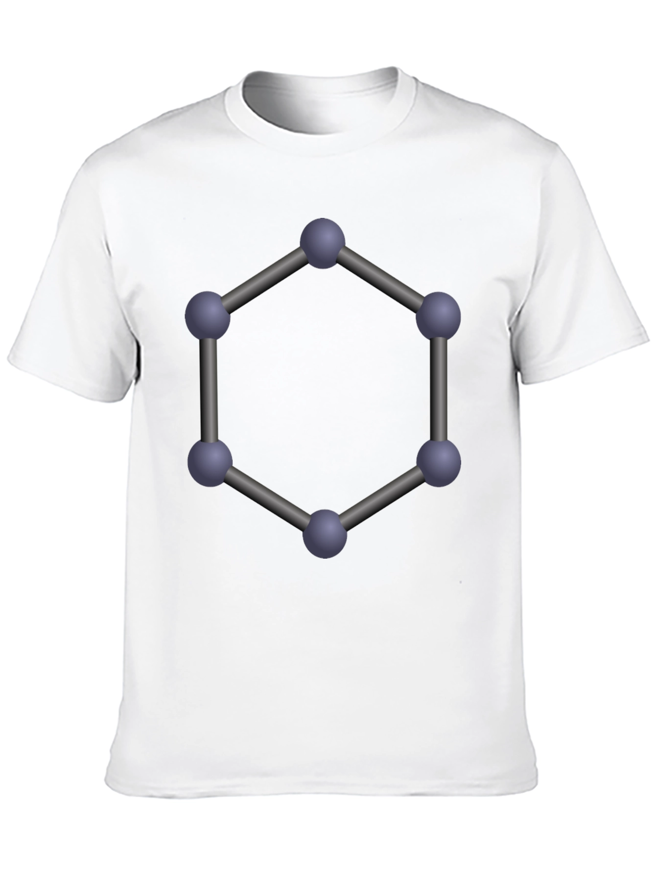 Geometric Molecule T-Shirt - Modern Science Tee