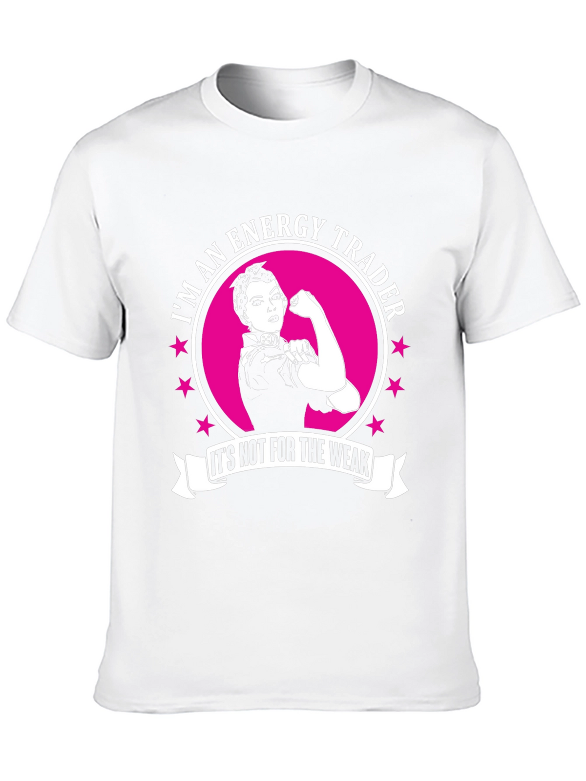 Energy Trader Graphic Tee - Strong Woman Design
