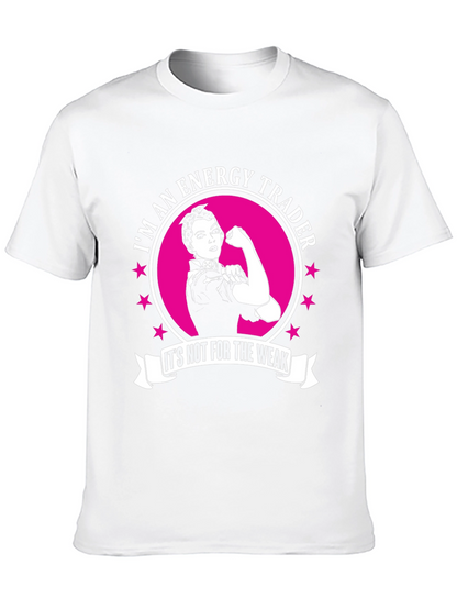 Energy Trader Graphic Tee - Strong Woman Design