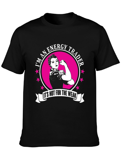 Energy Trader Graphic Tee - Strong Woman Design