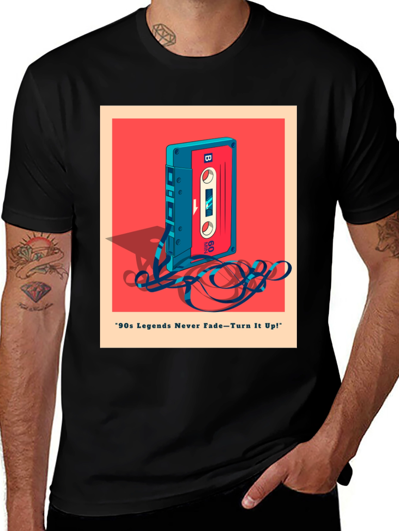 Retro Cassette Tape Graphic Tee